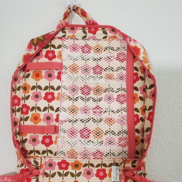 Vera Bradley Tech Travel Case Organizer Pink Floral Folkloric - Picture 7 of 10